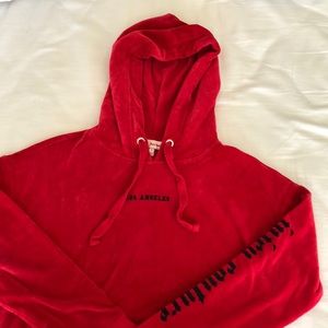 juicy couture velour sweatshirt